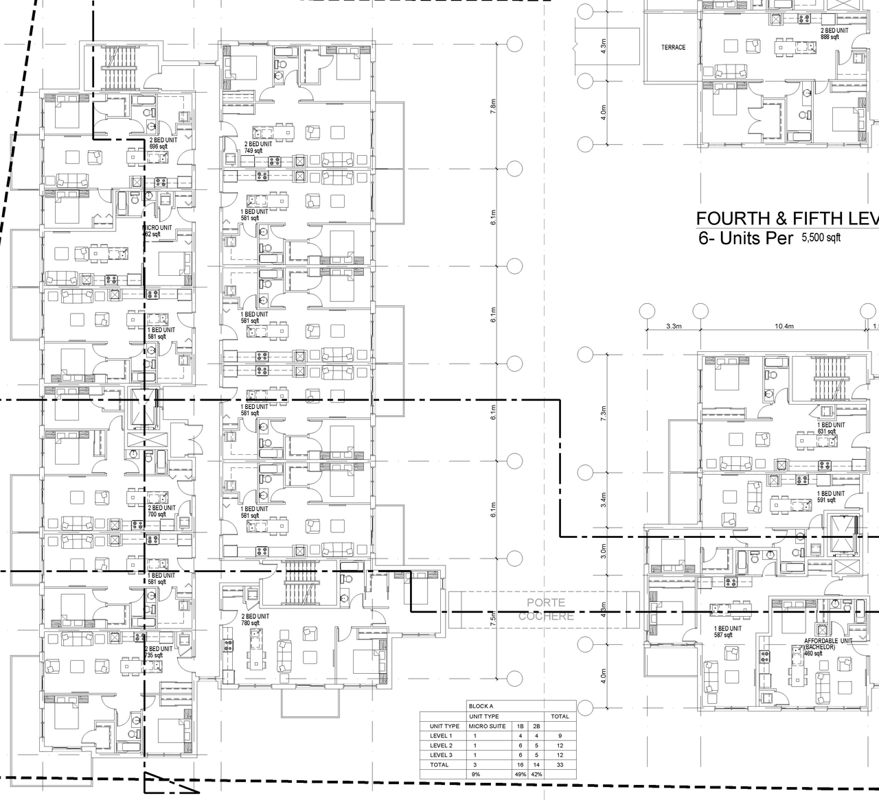 Floor plan for project from page 26 of the file '2021-04-28 - Design Brief - D07-12-20-0164'
