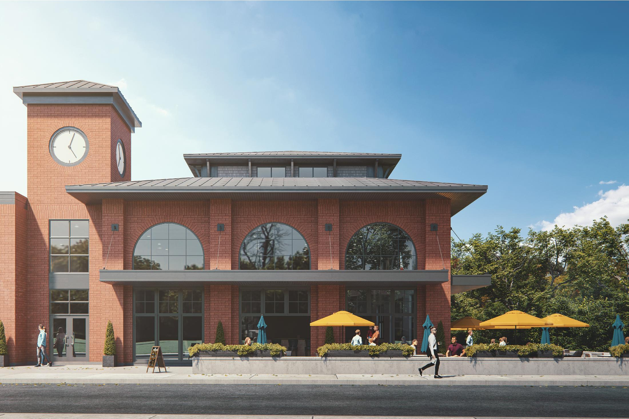 Rendering of building from page 4 of the file '2020-12-01 - Architectural Design Brief - D07-12-20-0167'