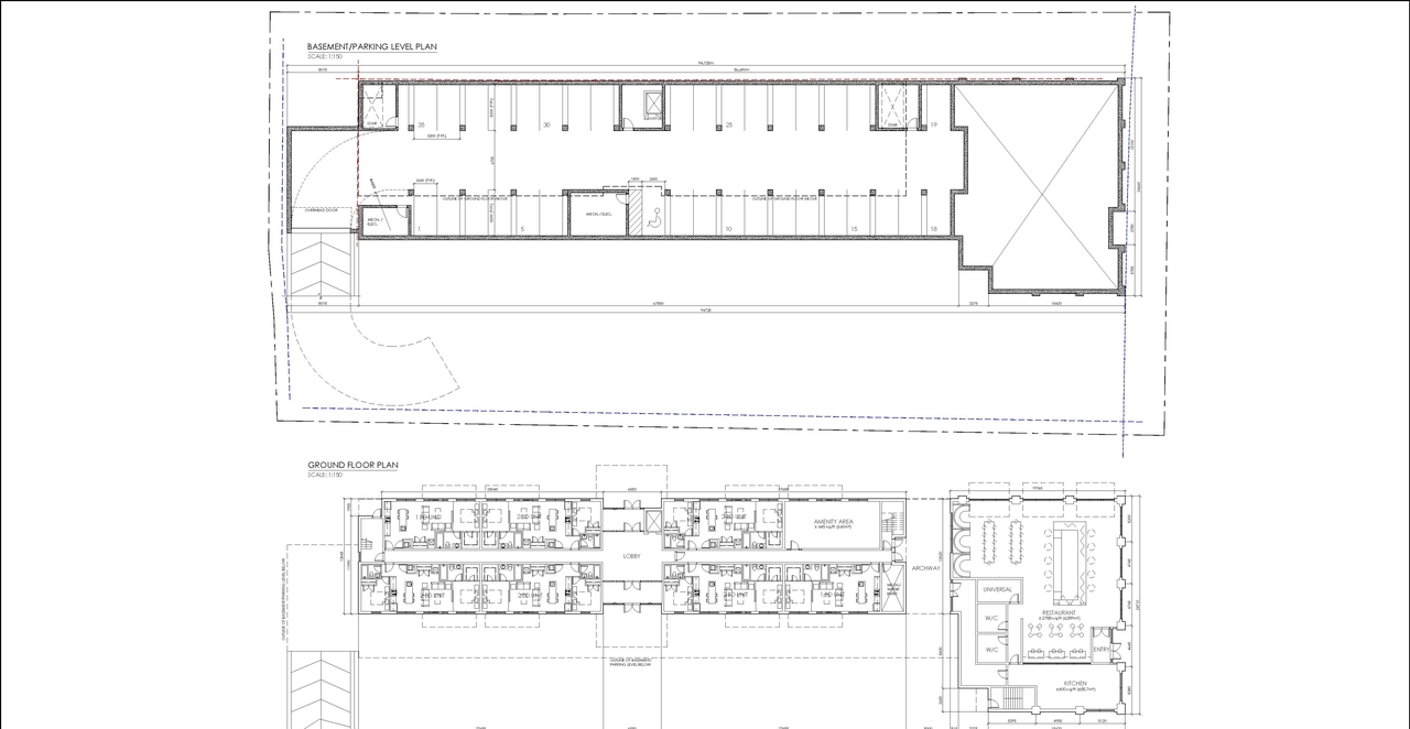 Construction site plan for project from page 10 of the file '2020-12-22- UDRP Presentation - D07-12-20-0167'