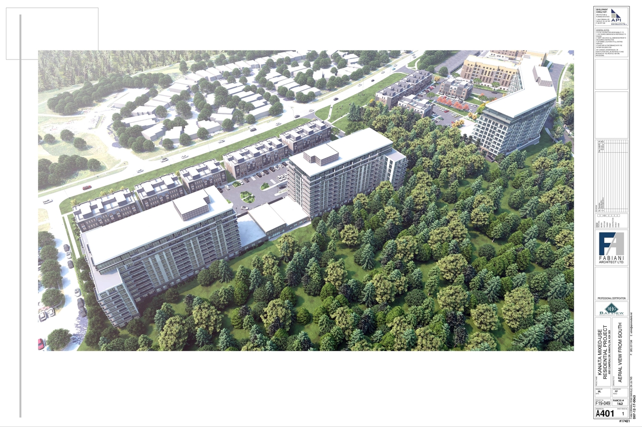 Construction site plan for project from page 2 of the file '2021-06-03 - Renderings - D07-12-20-0171'