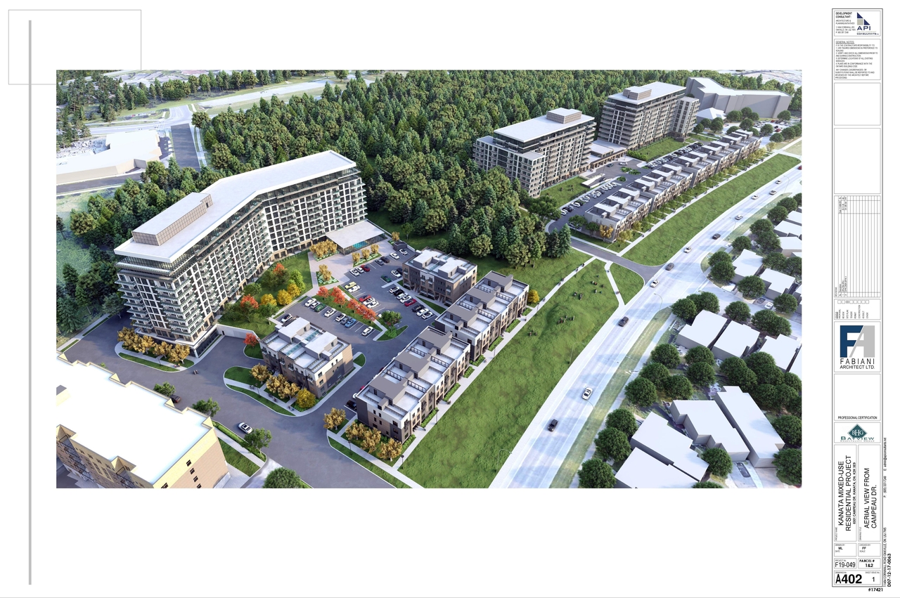 Construction site plan for project from page 3 of the file '2021-06-03 - Renderings - D07-12-20-0171'