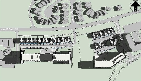 Construction site plan for project from page 22 of the file '2020-12-07 - Design Brief - D07-12-20-0171'