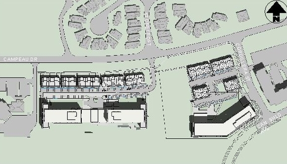 Construction site plan for project from page 22 of the file '2020-12-07 - Design Brief - D07-12-20-0171'