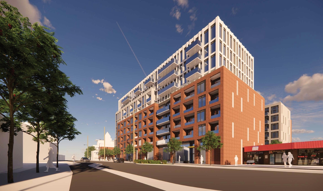 Rendering of building from page 35 of the file '2021-02-03 - UDRP Package - D07-12-20-0186'