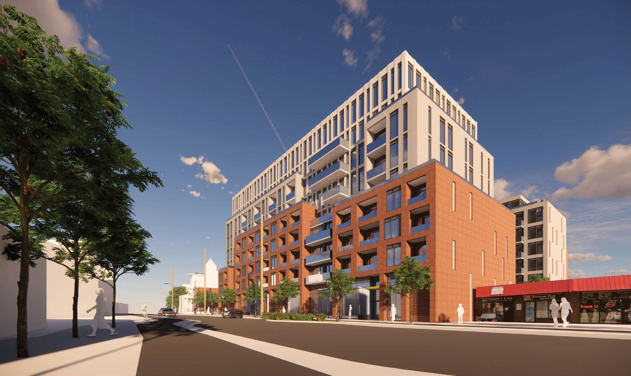 Rendering of building from page 36 of the file '2021-02-03 - UDRP Package - D07-12-20-0186'