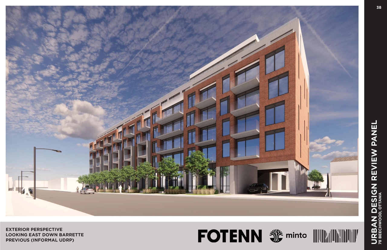 Rendering of building from page 38 of the file '2021-02-03 - UDRP Package - D07-12-20-0186'