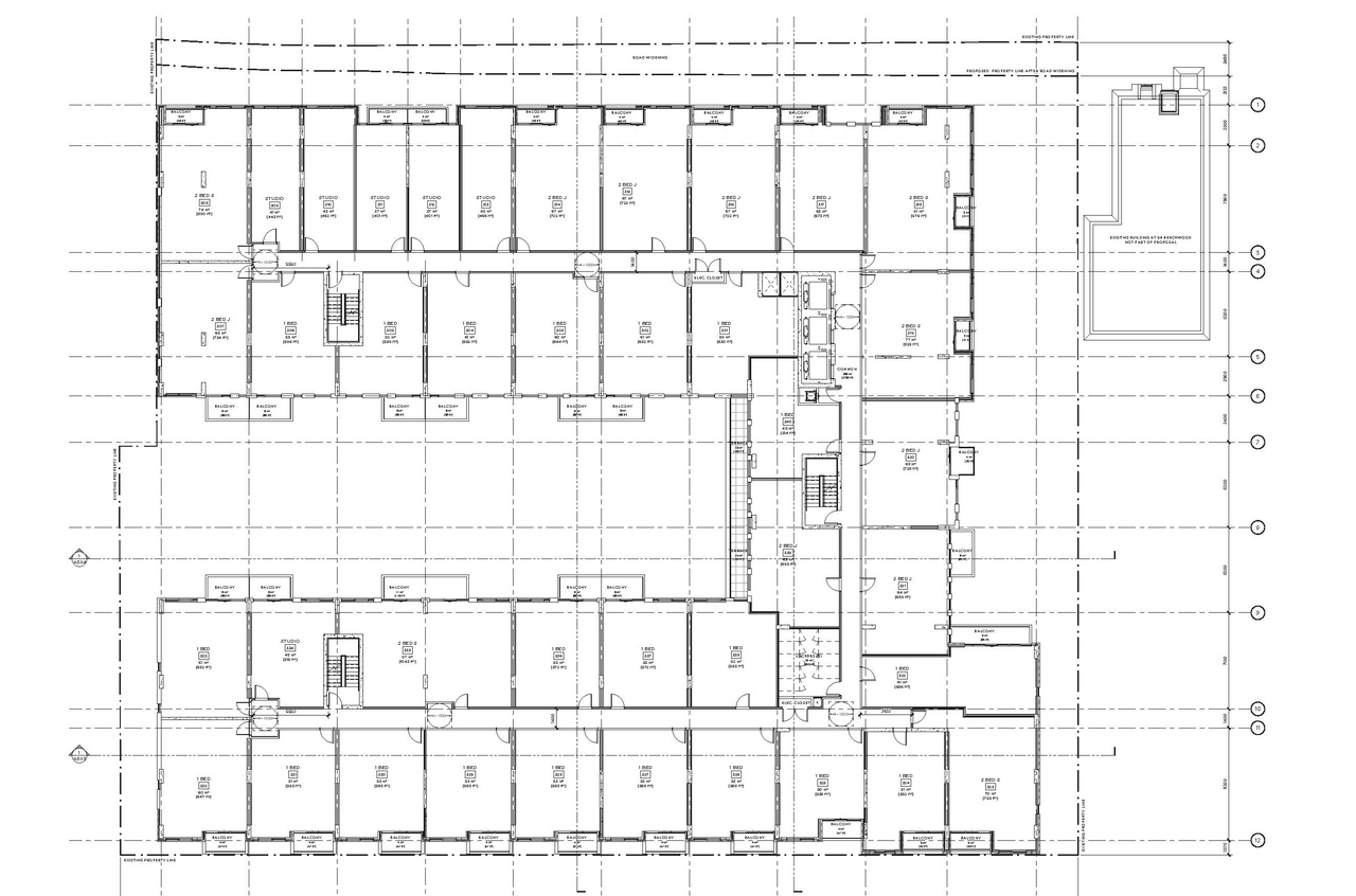 Floor plan for project from page 50 of the file '2021-02-03 - UDRP Package - D07-12-20-0186'