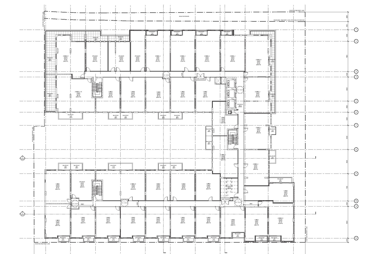 Floor plan for project from page 51 of the file '2021-02-03 - UDRP Package - D07-12-20-0186'