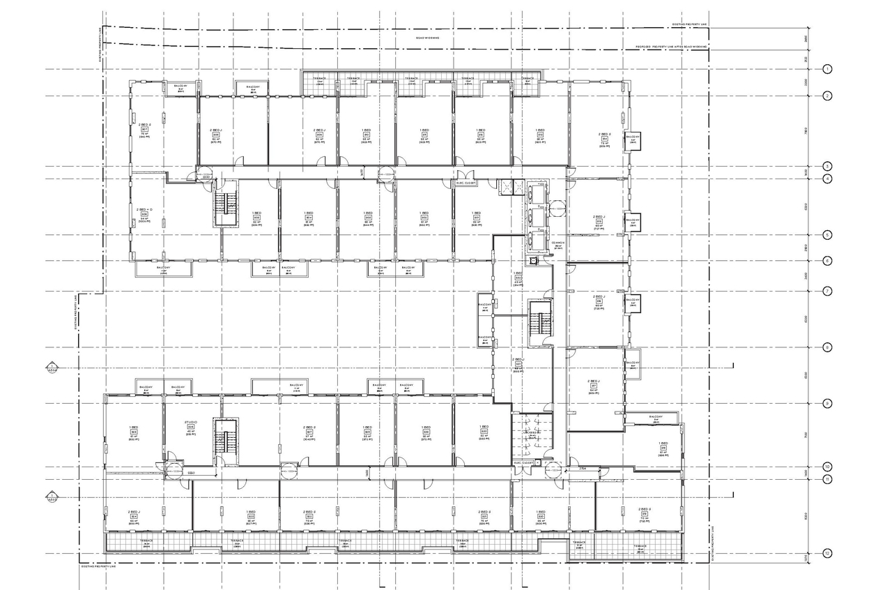 Floor plan for project from page 52 of the file '2021-02-03 - UDRP Package - D07-12-20-0186'