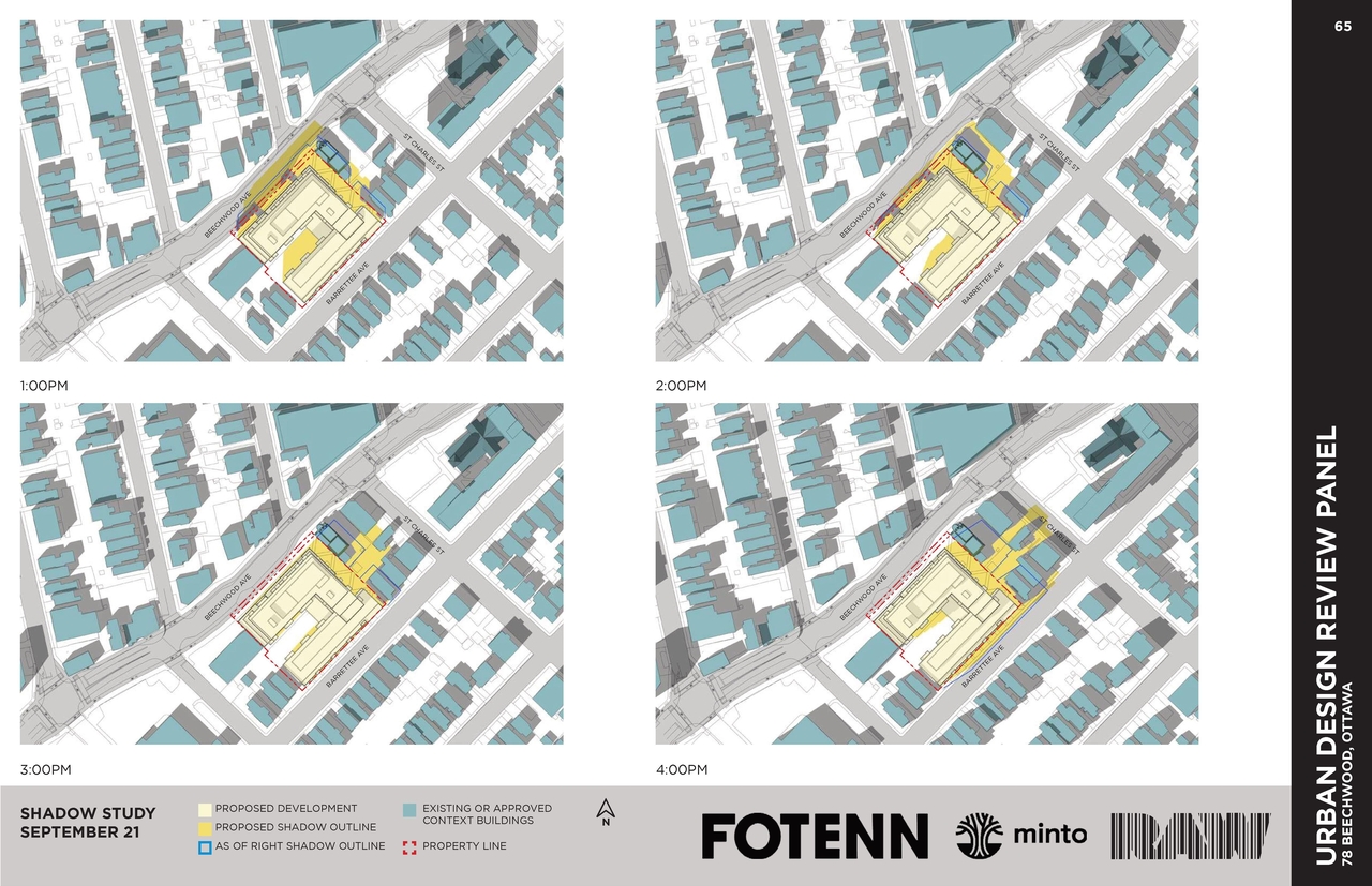 Construction site plan for project from page 65 of the file '2021-02-03 - UDRP Package - D07-12-20-0186'