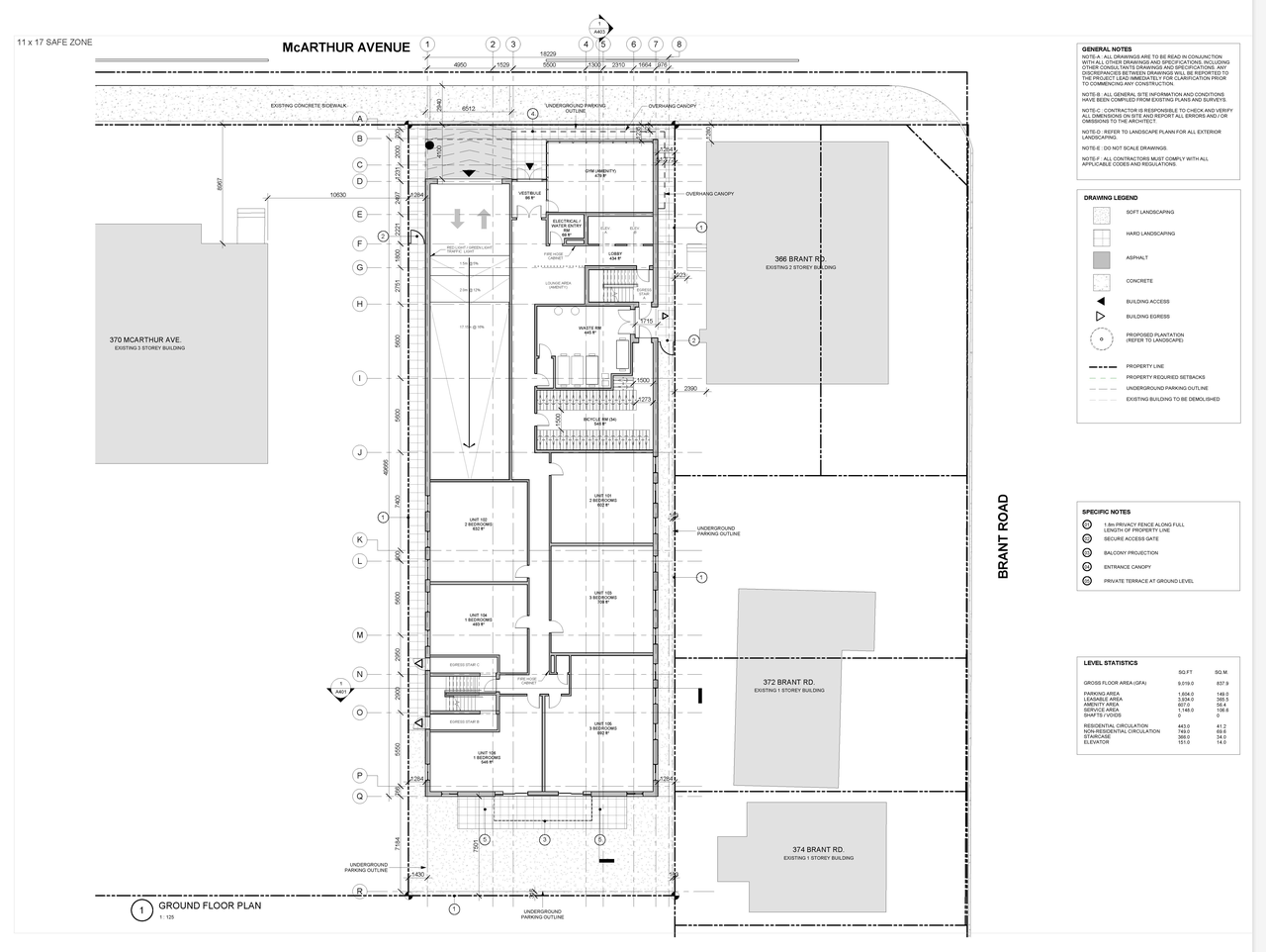 Floor plan for project from page 1 of the file '2020-12-24 - Ground Floor Plan - D07-12-20-0192'