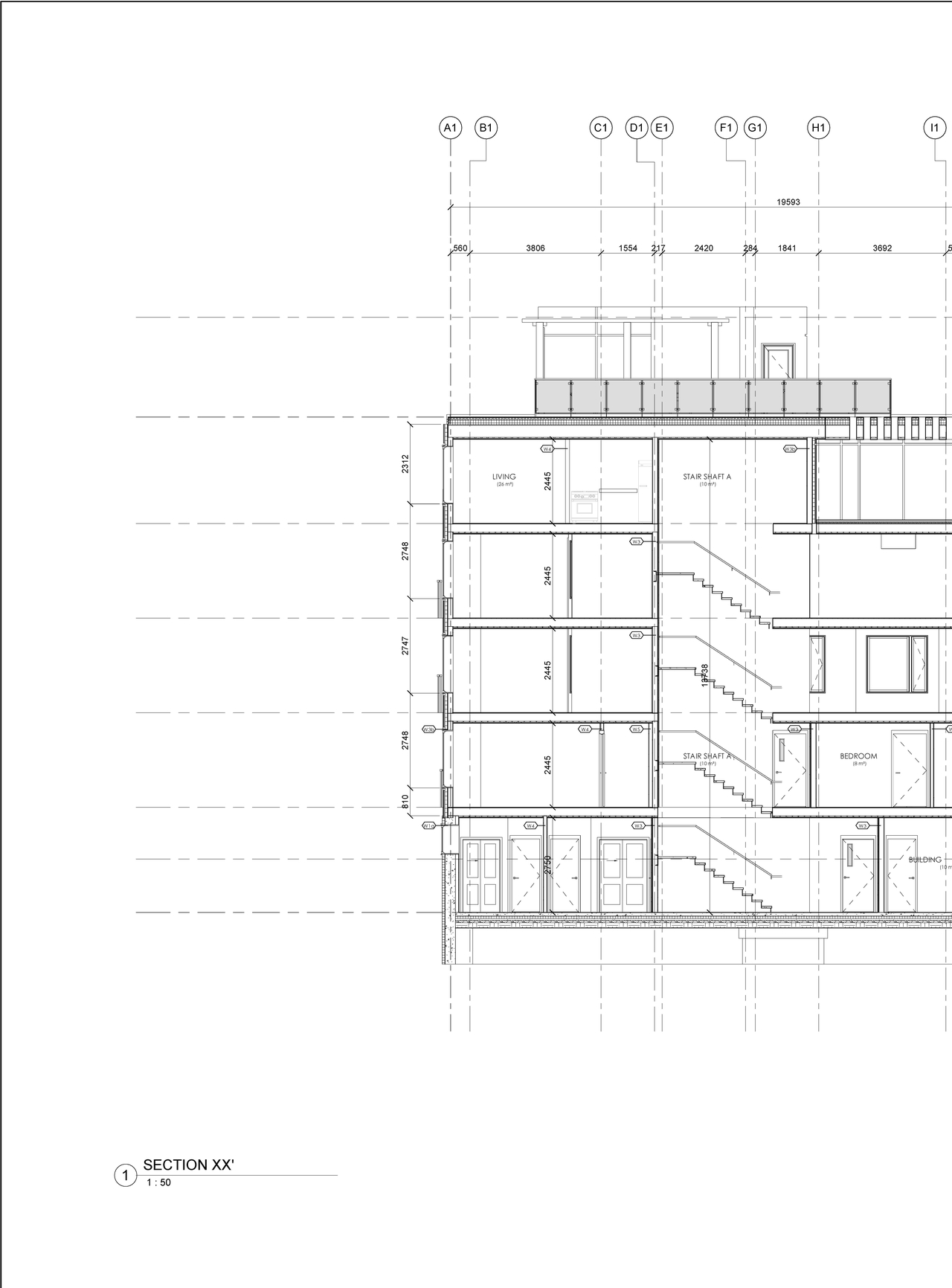 Construction site plan for project from page 13 of the file '2023-08-24 - Site Plan, Floor Plans and Elevations - D07-12-21-0001'