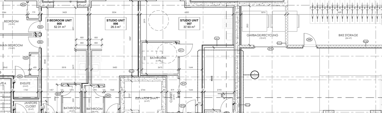 Construction site plan for project from page 5 of the file '2023-08-24 - Site Plan, Floor Plans and Elevations - D07-12-21-0001'