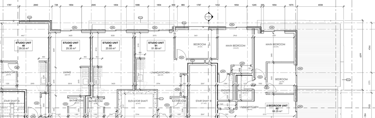 Construction site plan for project from page 7 of the file '2023-08-24 - Site Plan, Floor Plans and Elevations - D07-12-21-0001'