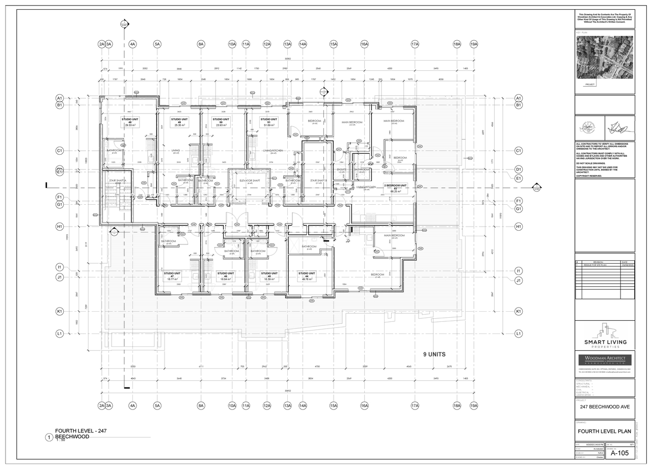 Construction site plan for project from page 7 of the file '2023-08-24 - Site Plan, Floor Plans and Elevations - D07-12-21-0001'