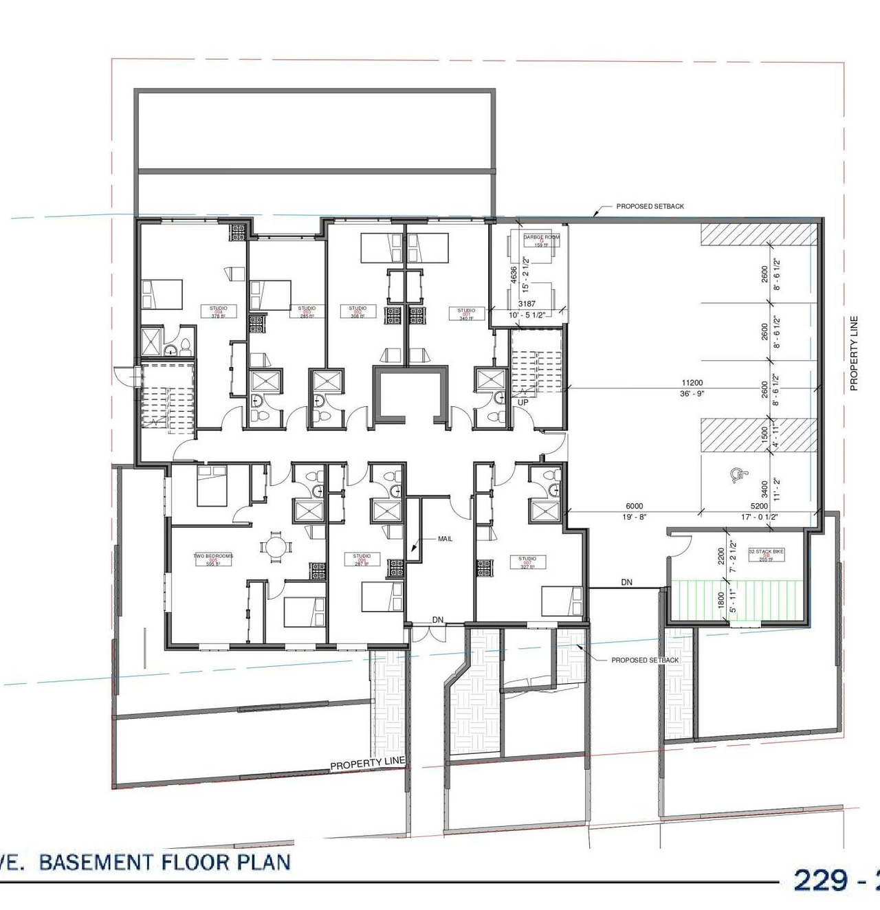 Floor plan for project from page 21 of the file '2022-05-03 - UDRP Formal Review Package - D07-12-21-0001'