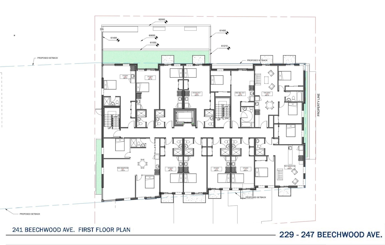 Floor plan for project from page 22 of the file '2022-05-03 - UDRP Formal Review Package - D07-12-21-0001'