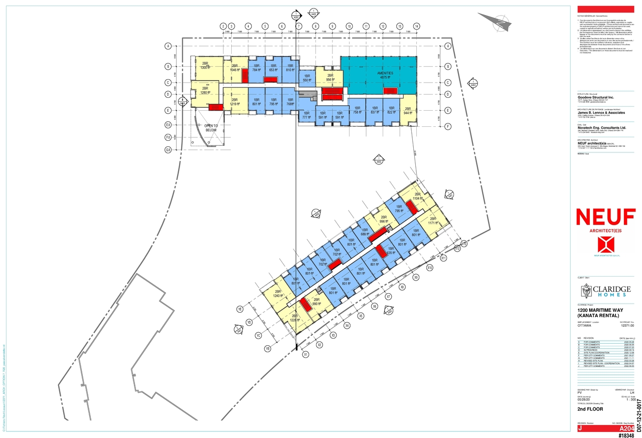 Construction site plan for project from page 6 of the file '2022-07-26 - Parking Levels and Floor Plans - D07-12-21-0017'