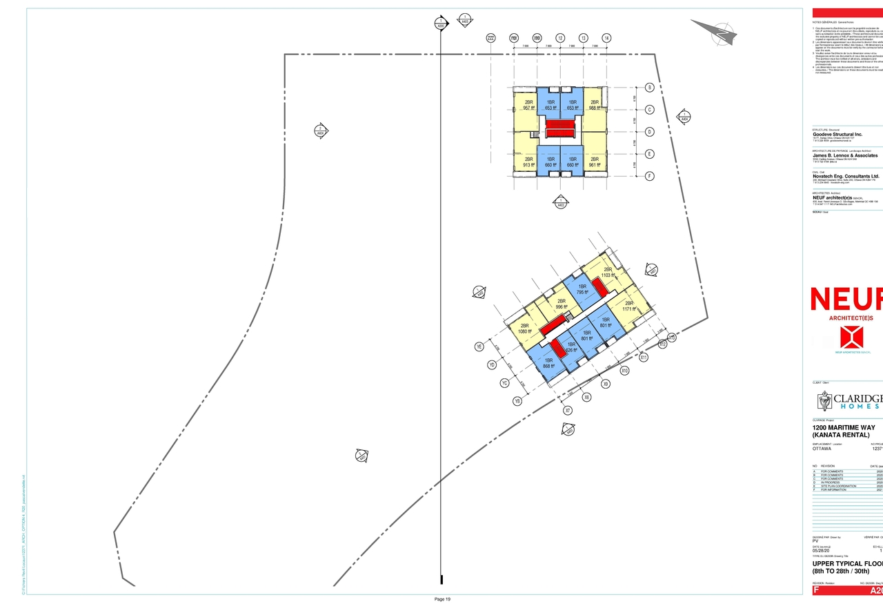 Construction site plan for project from page 20 of the file '2021-05-27 - Applicant Urban Design Review Panel Presentation - D07-12-21-0017'