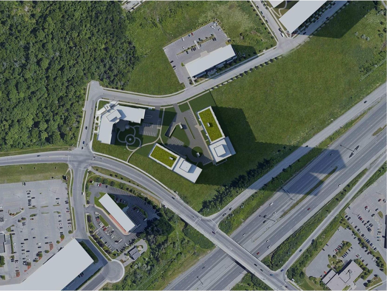 Construction site plan for project from page 29 of the file '2021-05-27 - Applicant Urban Design Review Panel Presentation - D07-12-21-0017'