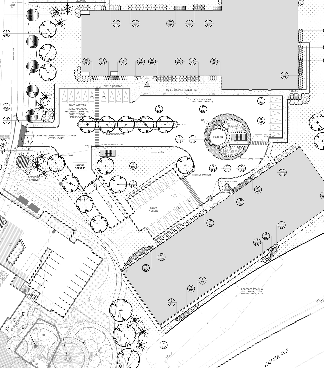 Construction site plan for project from page 35 of the file '2021-05-27 - Applicant Urban Design Review Panel Presentation - D07-12-21-0017'