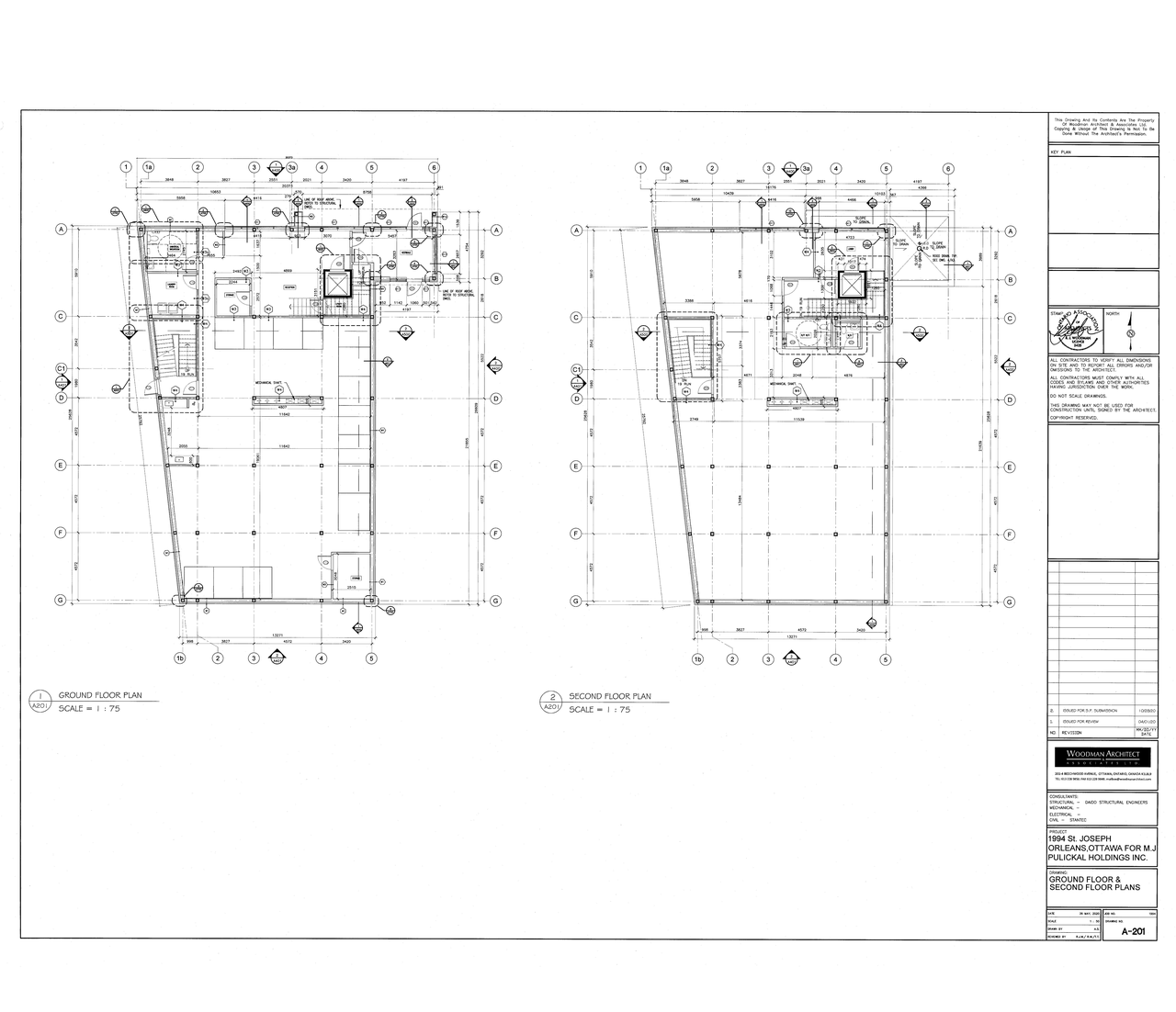 Floor plan for project from page 1 of the file '2021-02-18 - Floor Plans - D07-12-21-0021'