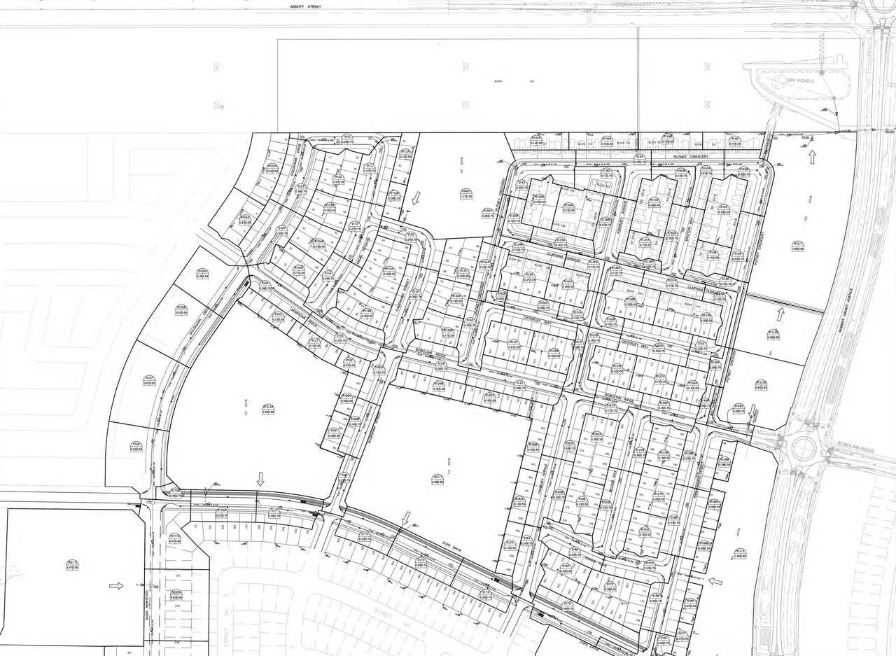 Construction site plan for project from page 62 of the file '2021-08-20 - Design Brief - D07-12-21-0022'