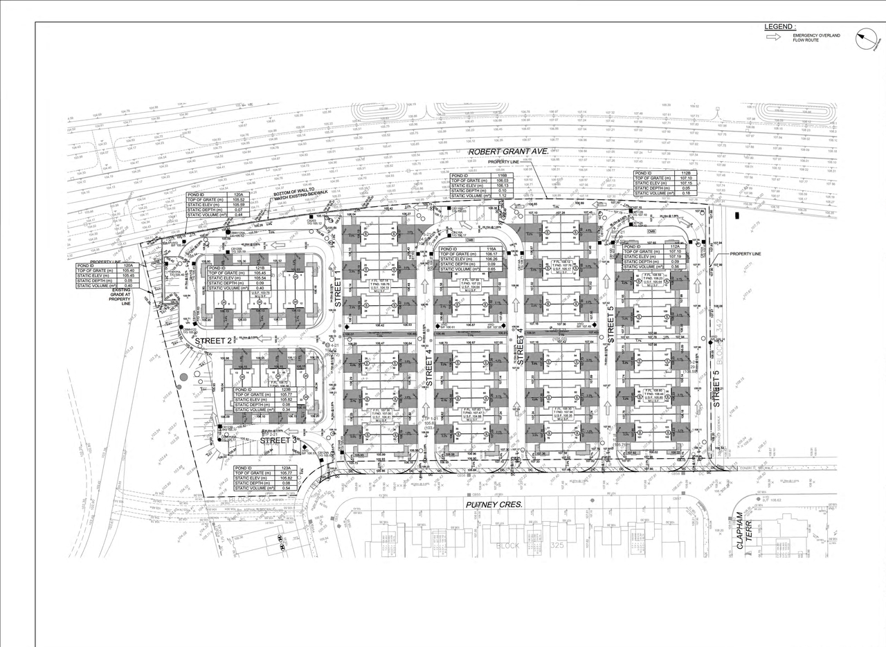 Construction site plan for project from page 68 of the file '2021-08-20 - Design Brief - D07-12-21-0022'