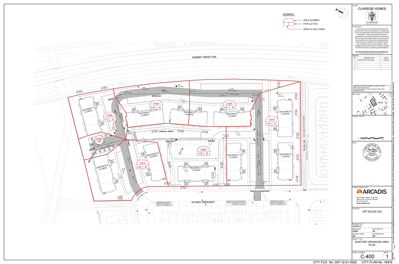 Construction site plan for project from page 56 of the file '2026-07-08 - Design Brief - D07-12-21-0022'