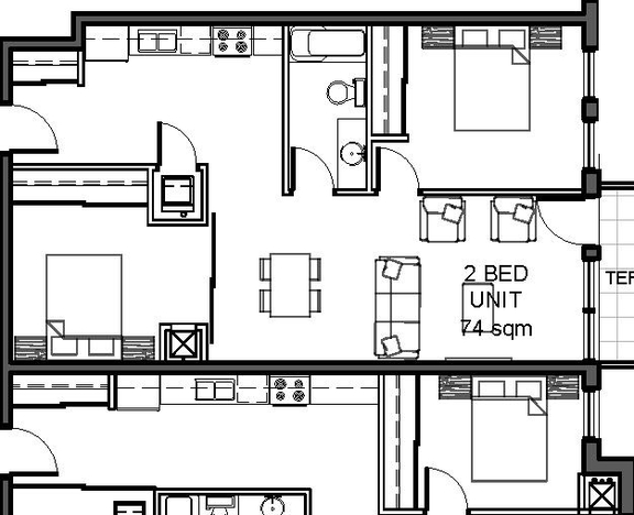 Floor plan for project from page 25 of the file '2022-01-07 - Design Brief - D07-12-21-0024'