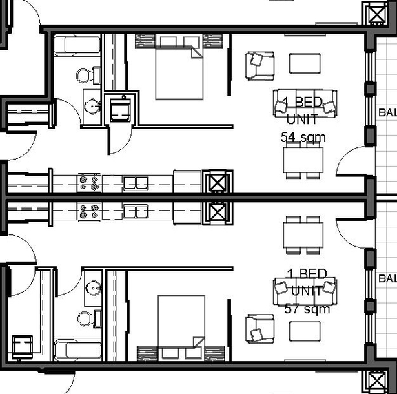 Floor plan for project from page 25 of the file '2022-01-07 - Design Brief - D07-12-21-0024'