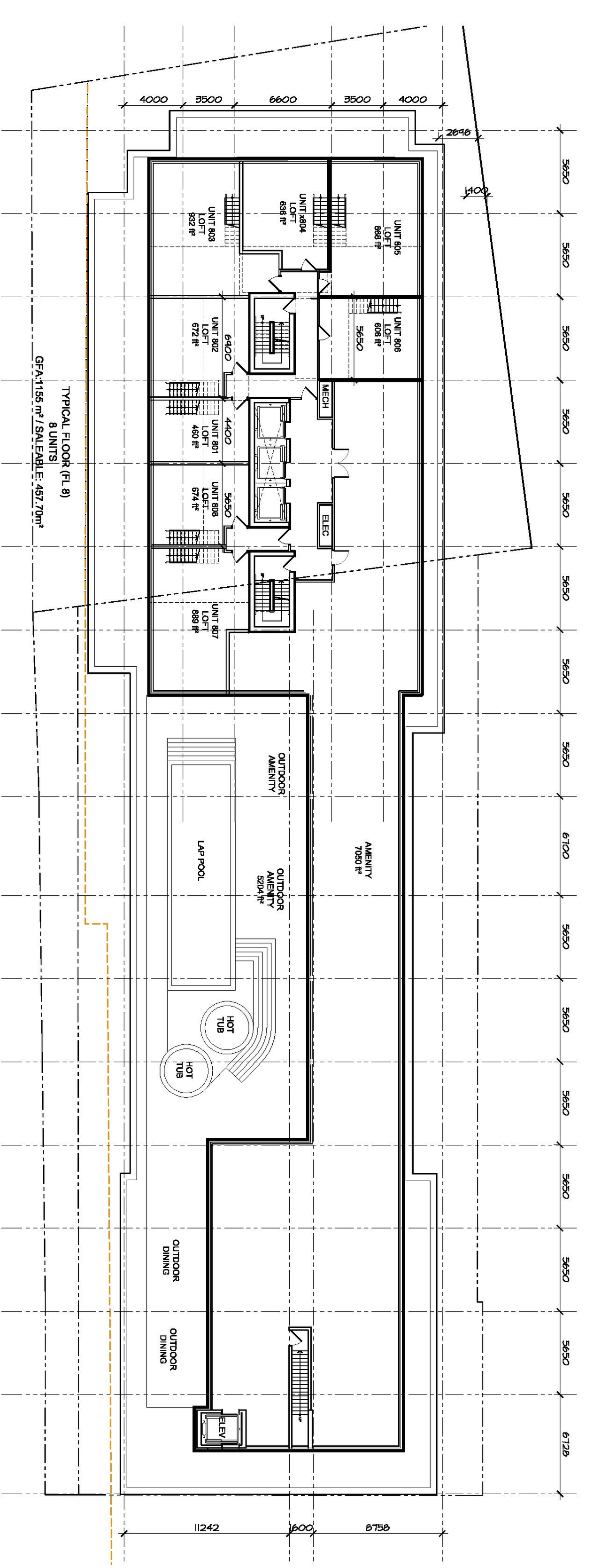 Floor plan for project from page 6 of the file '2021-03-09 - Floor Plans - D07-12-21-0031'