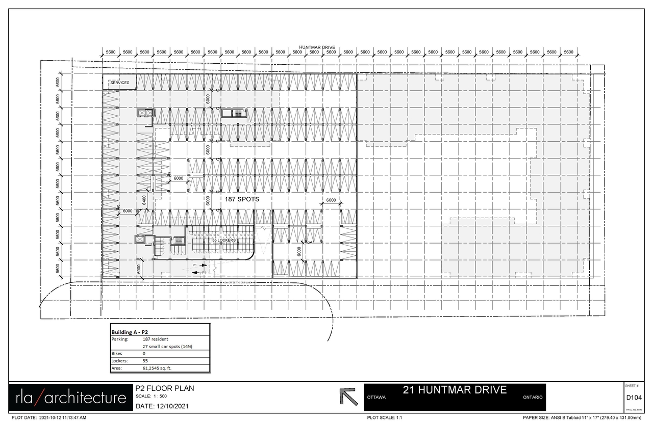 Floor plan for project from page 5 of the file '2021-11-04 - Floor Plans & Elevations - D07-12-21-0035'