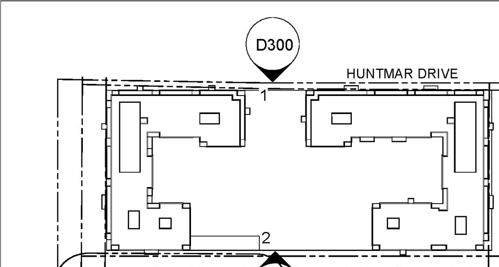 Construction site plan for project from page 6 of the file '2021-11-04 - Floor Plans & Elevations - D07-12-21-0035'