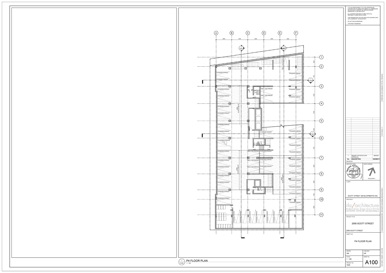 Floor plan for project from page 1 of the file '2021-04-07- Floor Plans and Elevations - D07-12-21-0037'