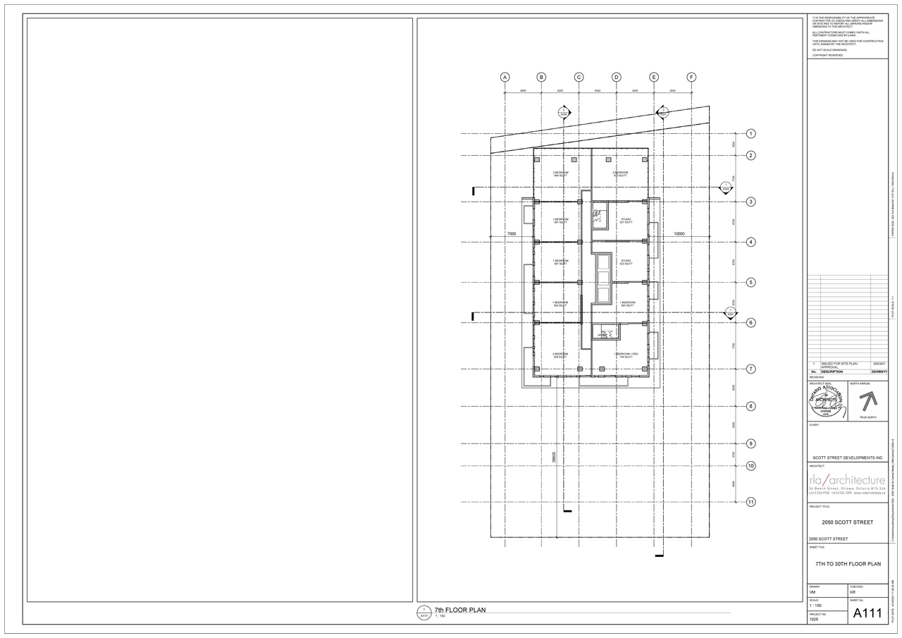 Floor plan for project from page 12 of the file '2021-04-07- Floor Plans and Elevations - D07-12-21-0037'
