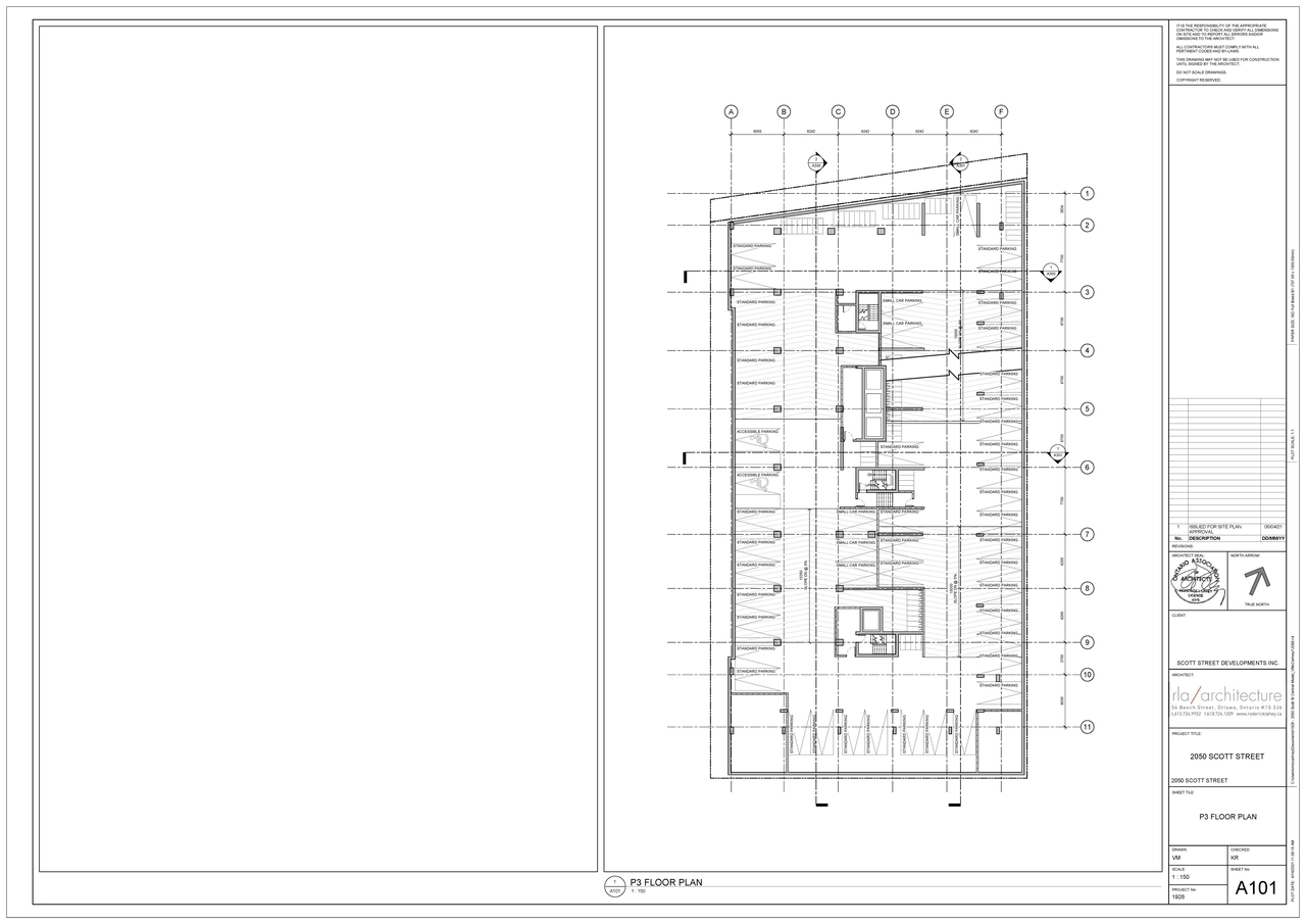 Floor plan for project from page 2 of the file '2021-04-07- Floor Plans and Elevations - D07-12-21-0037'