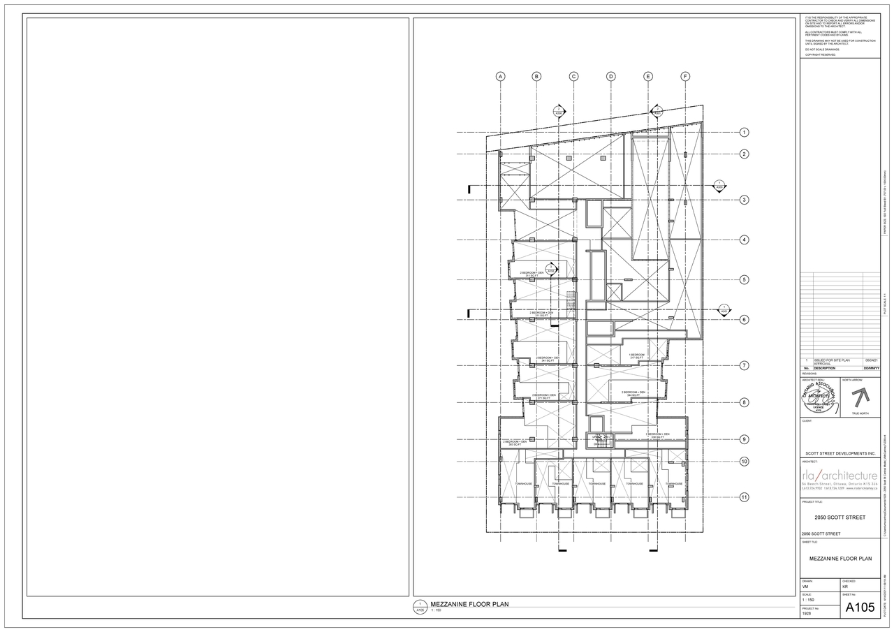 Floor plan for project from page 6 of the file '2021-04-07- Floor Plans and Elevations - D07-12-21-0037'
