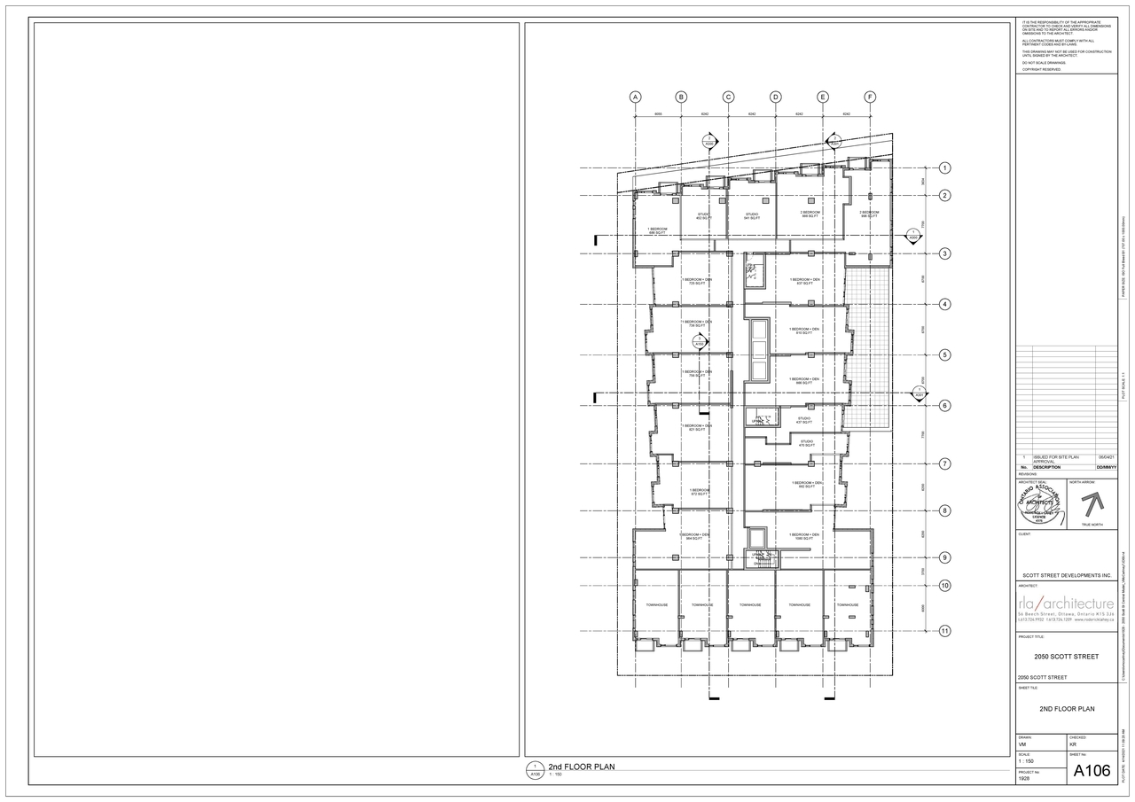 Floor plan for project from page 7 of the file '2021-04-07- Floor Plans and Elevations - D07-12-21-0037'