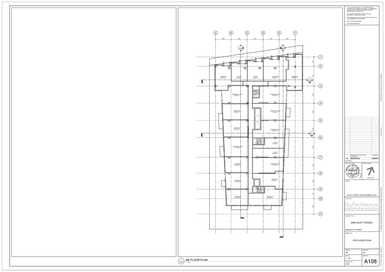 Floor plan for project from page 9 of the file '2021-04-07- Floor Plans and Elevations - D07-12-21-0037'