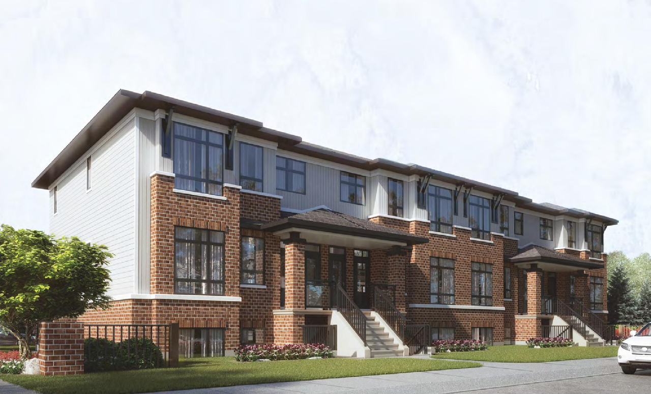 Rendering of building from page 1 of the file '2021-03-31 - Elevation Renderings - D07-12-21-0042'