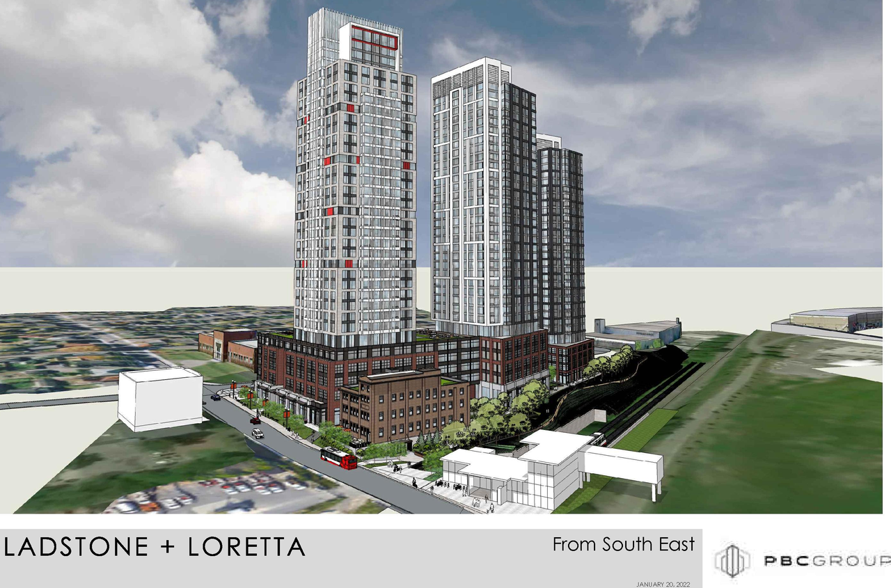Rendering of building from page 1 of the file '2022-03-14 - Renderings - D07-12-21-0053'