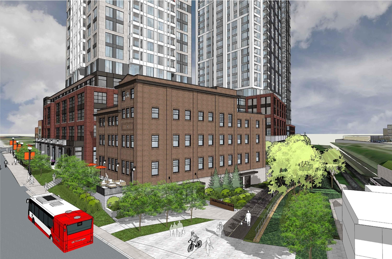 Rendering of building from page 2 of the file '2022-03-14 - Renderings - D07-12-21-0053'