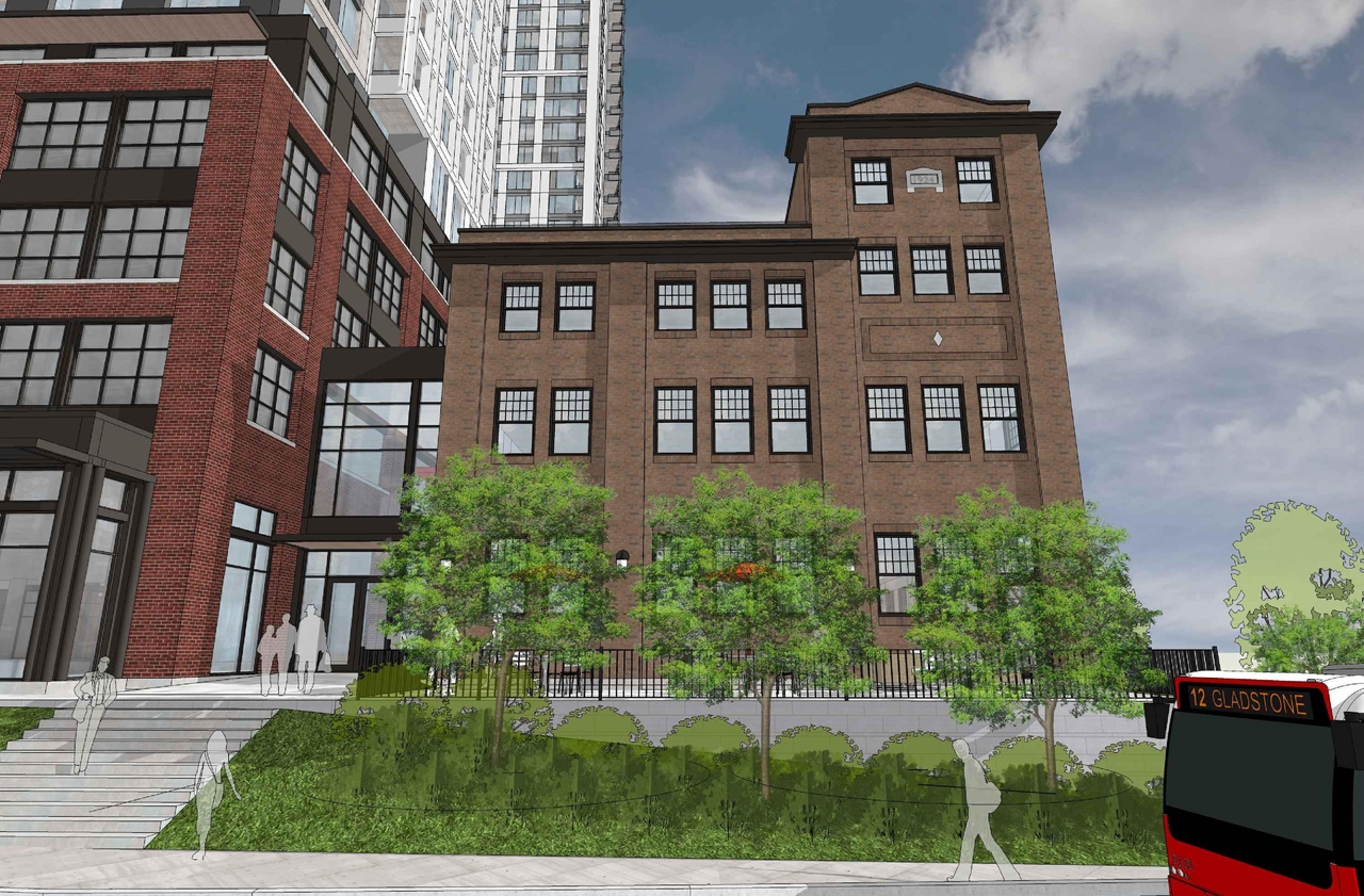 Rendering of building from page 3 of the file '2022-03-14 - Renderings - D07-12-21-0053'