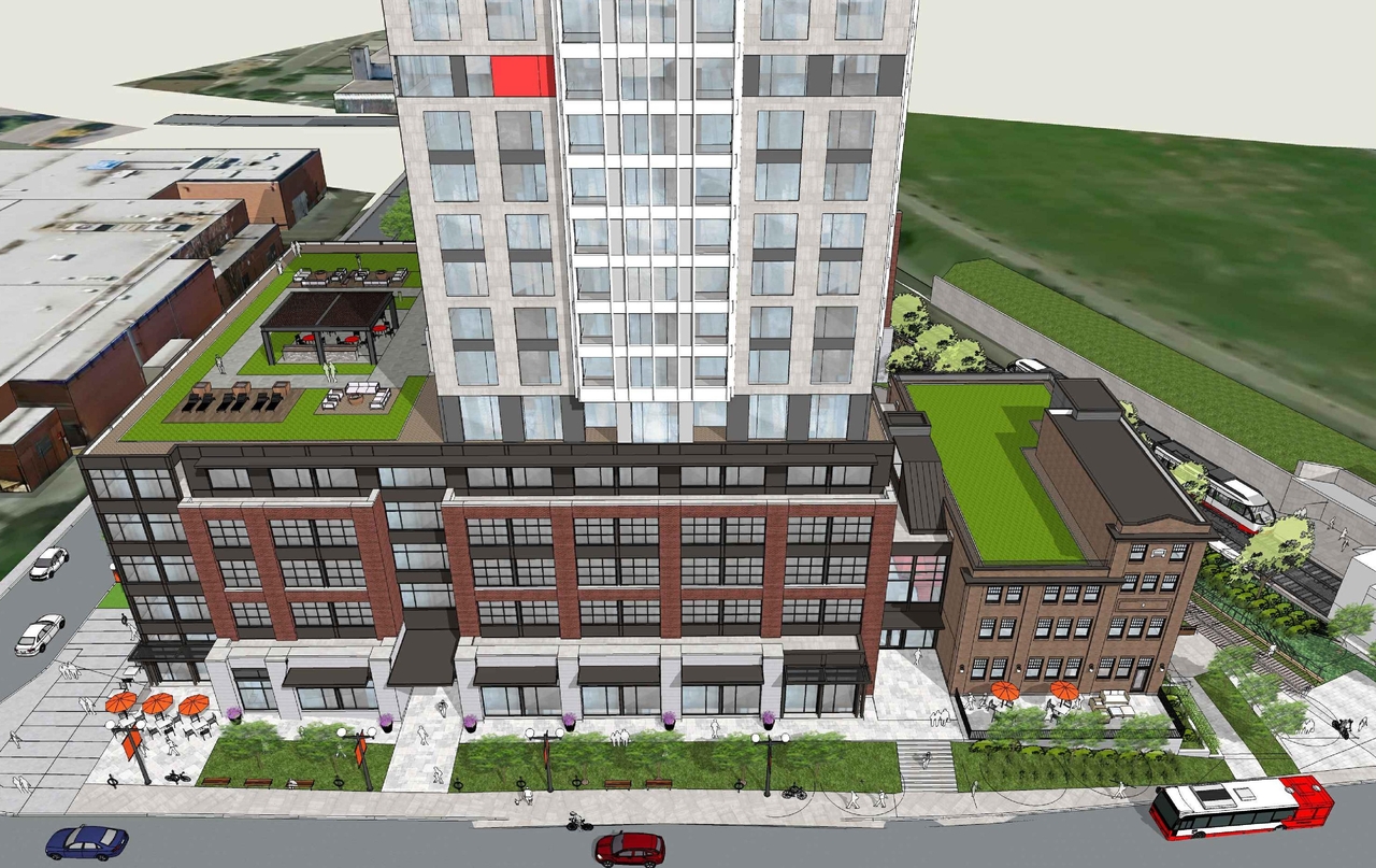 Rendering of building from page 4 of the file '2022-03-14 - Renderings - D07-12-21-0053'