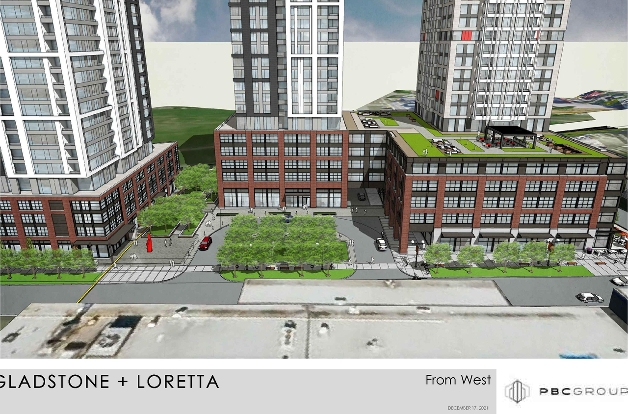 Rendering of building from page 6 of the file '2022-03-14 - Renderings - D07-12-21-0053'