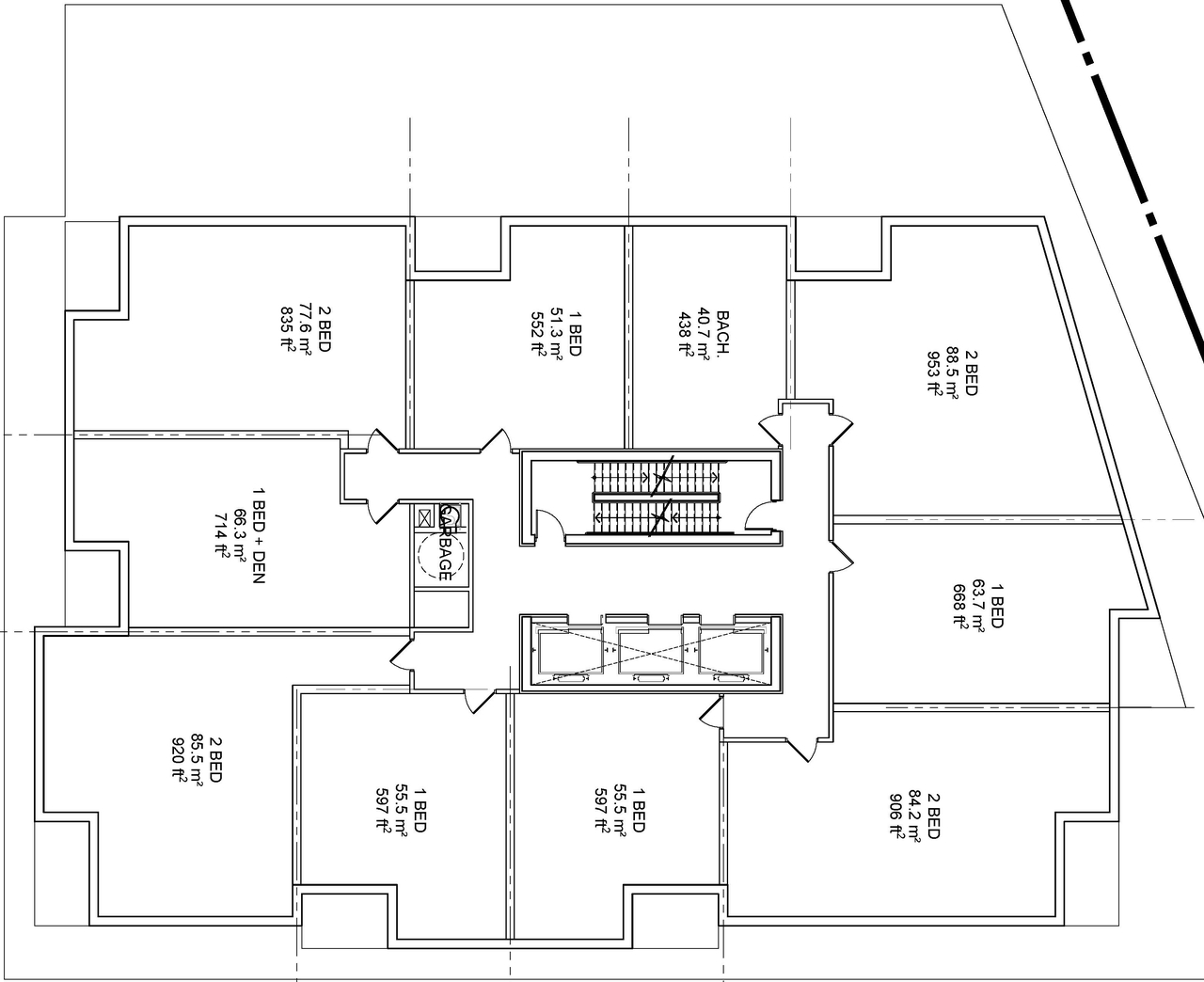 Floor plan for project from page 18 of the file '2022-03-14 - Floor Plans - D07-12-21-0053'