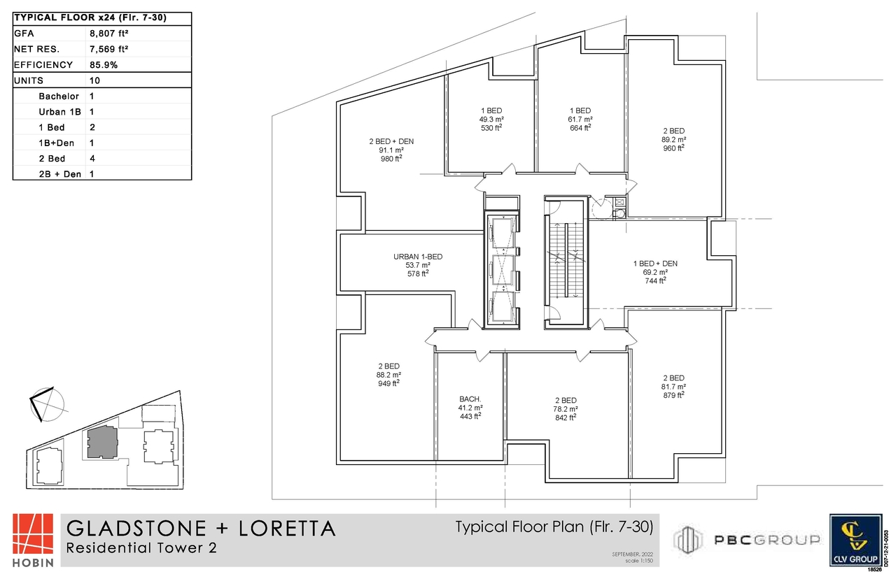Floor plan for project from page 15 of the file '2024-04-22 - Site and Floor Plans - D07-12-21-0053'