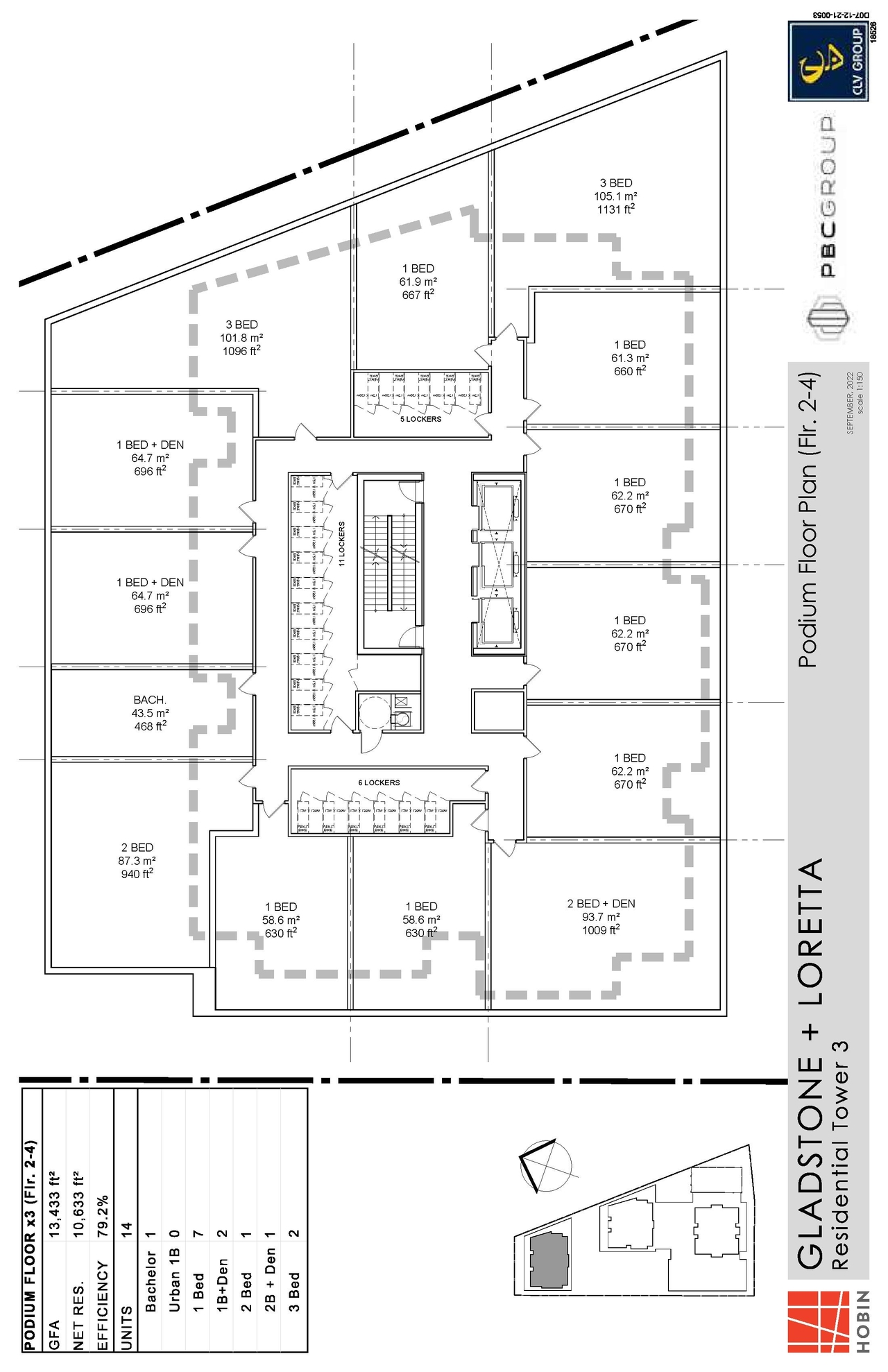 Floor plan for project from page 18 of the file '2024-04-22 - Site and Floor Plans - D07-12-21-0053'