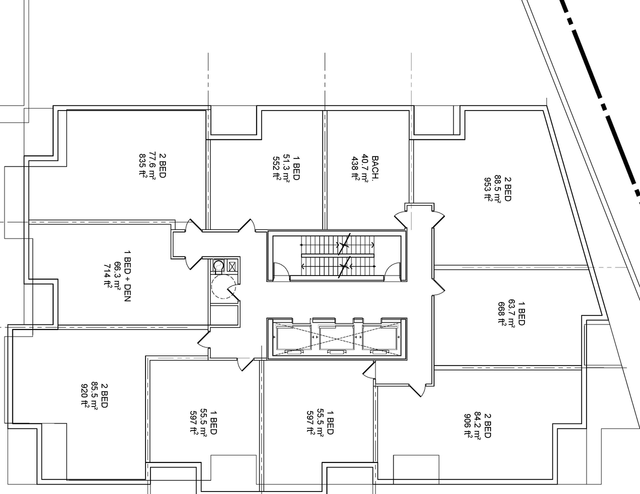 Floor plan for project from page 19 of the file '2024-04-22 - Site and Floor Plans - D07-12-21-0053'